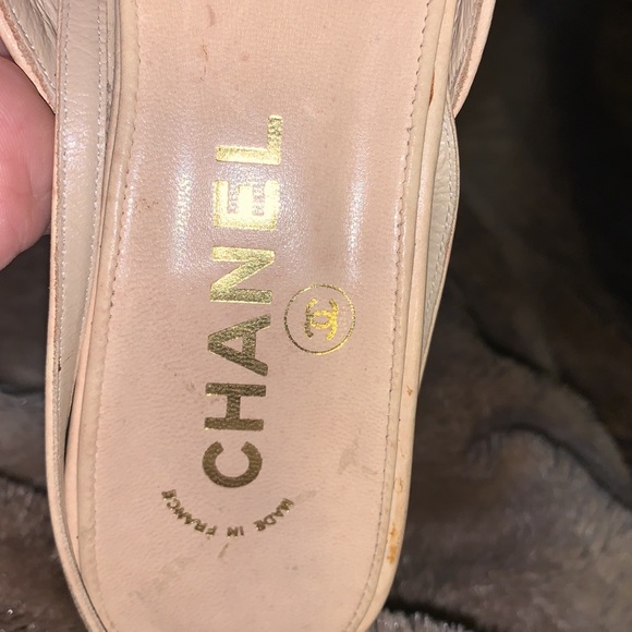 Chanel Leather mules red patent leather tip sling back - Picture 8 of 13